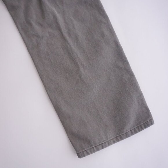 Vintage Rustler Olive Green Carpenter Dungaree Heavyweight Denim Jeans 32X32 - Picture 11 of 16